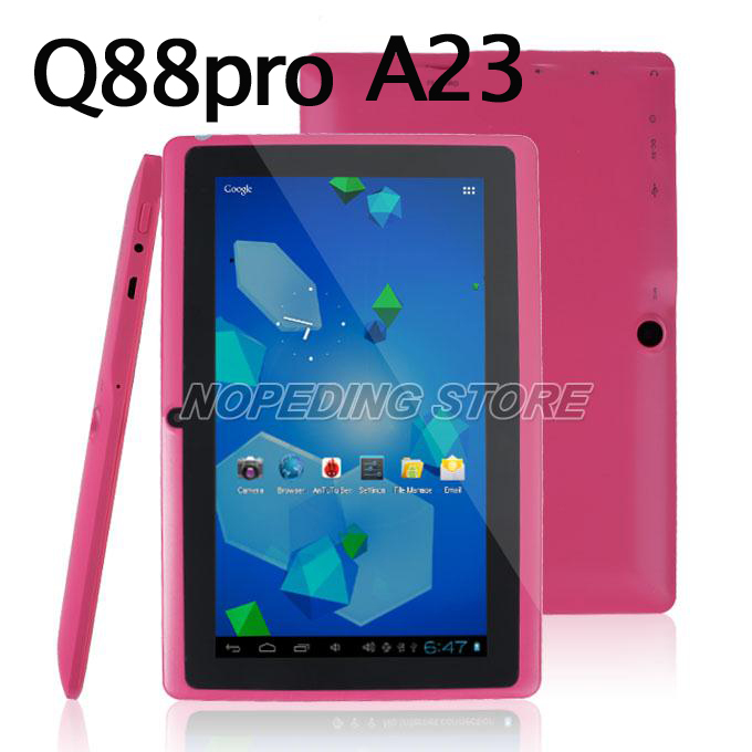 NEW 2014 Q88pro Android Tablet PC Allwinner A23 7 Android 4 2 Dual Core 800 480