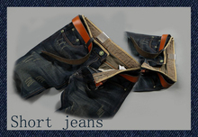 Cheap Shipping Summer Short Jeans Trousers For Men Hot Sale 2014 Fashion Casual men jeans Hot