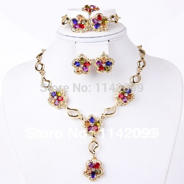 2014-Wholesale-retail-fashion-necklace-set-african-jewellery-set ...