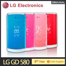 Unlocked Original LG GD580 Cell Phone 3.15 MP Camera Bluetooth MP3 MP4 Player Flip phone Refurbished 3G LG Phone
