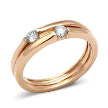 Super Sell Rose Gold Lust CZ Ring Women Finger Rings Lead Free Nickel Free Marriage Anniversary Gift (GL126)
