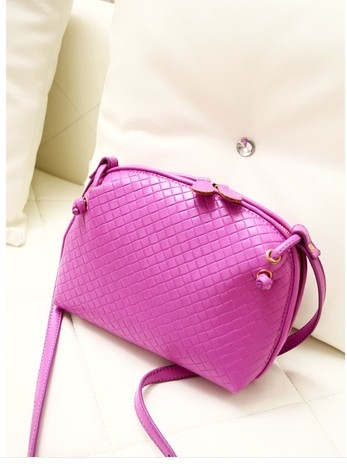 Small 2014 cross body bag genuine leather cowhide knitted candy color sweet fresh gentle women women