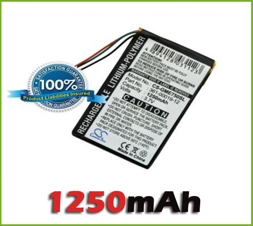 Wholesale GPS Battery for Garmin Edge 605 Edge 705 1250 mAh new free shipping