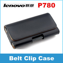 Lenovo P780 phone Leather Case Belt Clip Pouch
