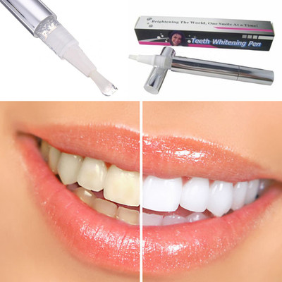 1PCS Free Shipping Popular White Teeth Whitening Pen Tooth Gel Whitener Bleach Remove Stains