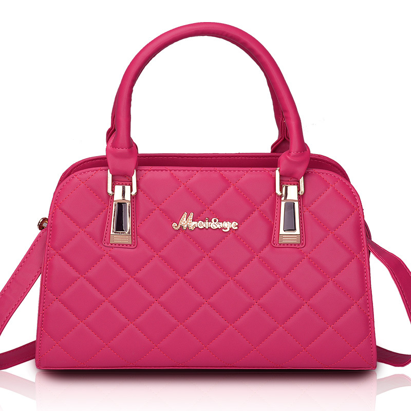 027 plaid bags 2014 female shoulder bag messenger bag casual handbag trend of the women s