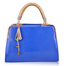 Japanned leather bags handbag messenger bag 2013 women’s handbag trend