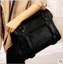 2013 bags female fashionable casual all-match knitted bag double buckle portable hot women’s cross-body handbag