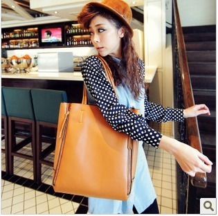 2013 bags female fashionable casual shoulder bag handbag cross body women s handbag double zipper