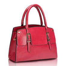 Women’s handbag 2013 casual oil waxing leather handbag one shoulder women’s bag