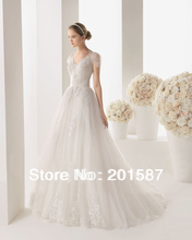 The new 2014 lace strapless bind with neat trailing the princess wedding dress