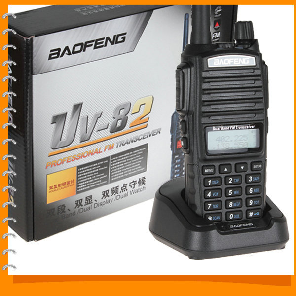 Baofeng UV 82 Dual Band VHF 136 174 UHF 400 520 MHz FM Transceiver Walkie Talkie