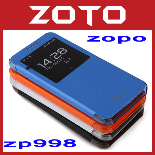 Original Protective Case S View Flip Cover Case for ZOPO ZP998 Octa Core Smartphone