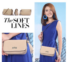 2014 New Arrived Quality Leather Bag Women Shoulder Blue White and Yellow bags 7132008 M