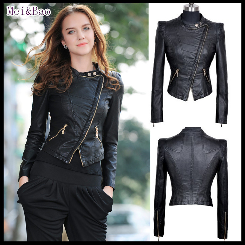 Women's short leather jackets – Modern fashion jacket photo blog