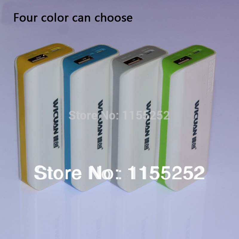Wicuan 5600mah external battery pack power bank charger for iphone ipod ipad mini samsung android mobile