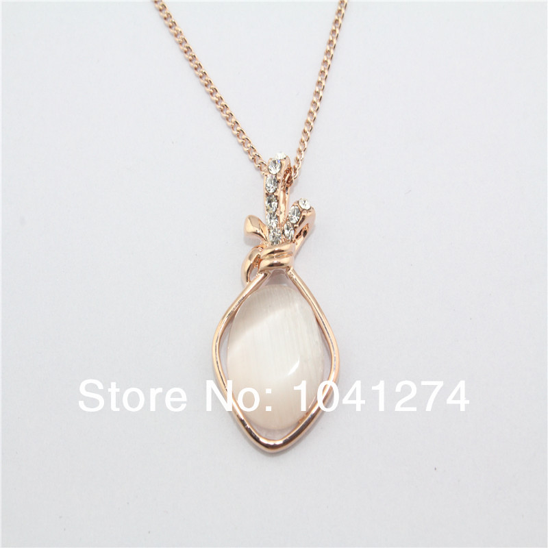 ... women-necklaces-pendants-crystal-rose-gold-necklace-shinning-jewelry