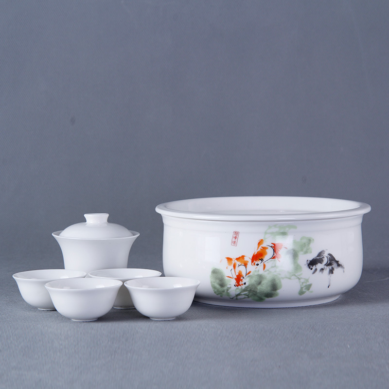 2014 portable ceramic travel tea set porcelain kung fu tea