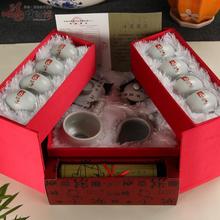 2014 tea ceramic tea set double open gift box set kung fu tea