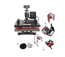 New Design Single Display 7 In 1 Heat Press Machine ,Mug/Cap/Plate/TShirt heat press,Sublimation machine,heat transfer machine