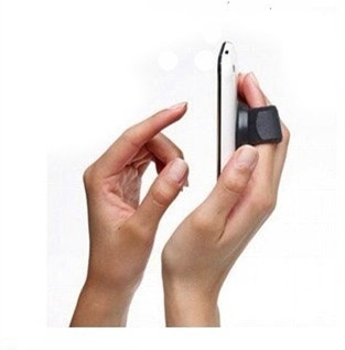 Black Universal Portable Finger Stand Holder For Smartphones And MP3 Players 5pcs lot