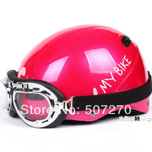 B.83 Taiwan ” EVO ” ABS 1/2 Half Face Bicycle Casco Cycling Motorcycle ” MY BIKE ” Rose Helmet & Goggles + Visor For Free