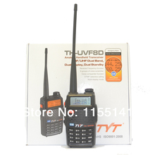 2014 New TYT Walkie talkie TH UVF8D Dual Band 136 174Mhz 400 520Mhz Two Way Radio