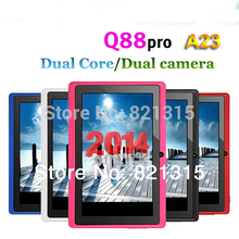 Cheap 7 inch Android Tablet PC Allwinner A23 Q88 Pro Dual Core Android 4 2 WIFI