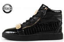 big size women shoes Newly styler Crocodile pattern sneakers leather boots,Casual shoes Ankle boots ankle-length female male