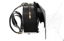 Funny bat design fashion women backpack black party children backpack ladies first choice printing backpack free