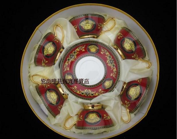 european style classic medusa coffee set porcelain tea set drinkware coffee cup and saucer
