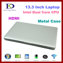 2GB RAM/64GB SSD 13 inch portable laptop notebook Full Metal Case Intel i5 Dual core 1.8Ghz, Bluetooth, 8400Mah, HDMI,Wifi