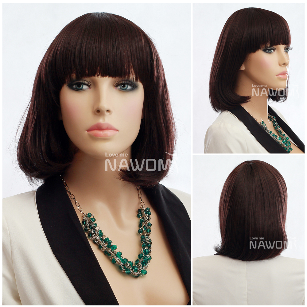 Maroon Brown Hair 32cm-perfect-hair-maroon-color-short-bob-straight ... Maroon Brown Hair 32cm-perfect-hair-maroon-color-short-bob-straight ...