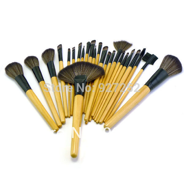Professional 24 Pieces Makeup Brushes Set Charming Cosmetic Eyeshadow Brushes Free Shipping