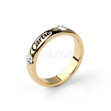 SGLOVE-Wellknown Series! 18K Gold Plated and 100% Austrian Crystal Classic Tiny Ring with Perfect Lines&Radian wholesale jewelry