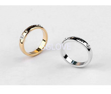 SGLOVE Wellknown Series 18K Gold Plated and 100 Austrian Crystal Classic Tiny Ring with Perfect Lines