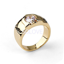 SGLOVE-Wellknown Series! 18K Gold Plated and 100% Austrian Crystal Band Ring with perfect lines&radian wholesale freeshipping