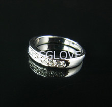 SGLOVE- Lord Series!18K Gold Plated &100% Austrian Crystals cluster setting Band Square Ring Wholesale Jewelry mixed lots