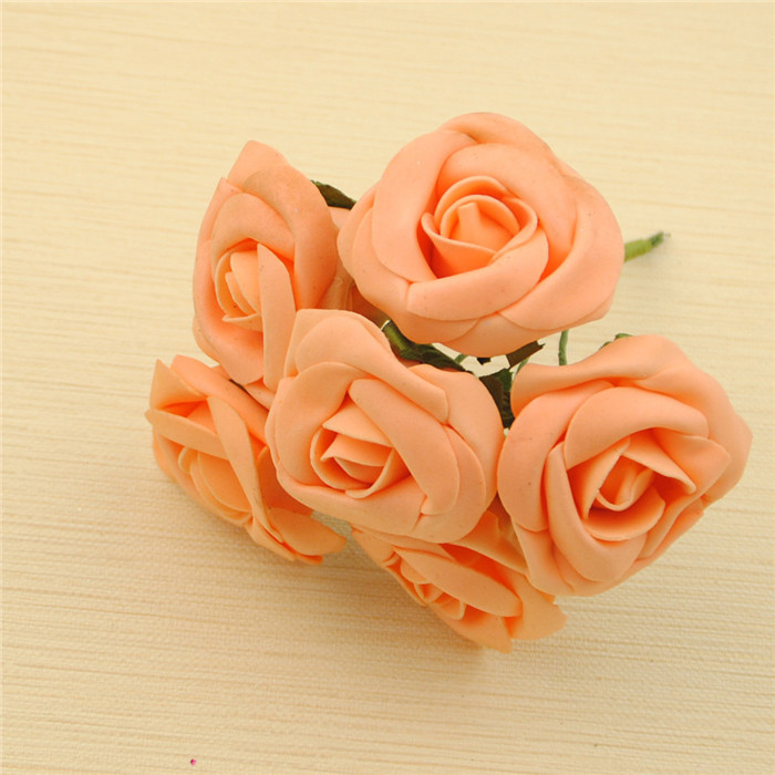 8cm ( 3.15inch ) Carnival Decoration Flowers Foam Rose Wedding Bouquets Accessories