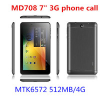 2014 Newest 7 inch 3G Phone call tablet pc MTK6572 Dual Core android 4 2 512MB