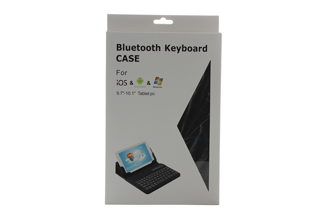 Universal 9 10 1Inch Tablet Removable Bluetooth Keyboard Portfolio Leather Case Cover IOS Android Window Tablet