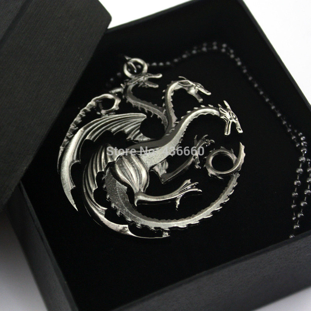 New-Fashion-Jewelry-Game-of-Thrones-House-Targaryen-Pendant-Necklace ...