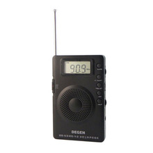 DEGEN DE215 FM FML MW Radio Receiver Mini Handle Portable Three Bands A0906A Fshow