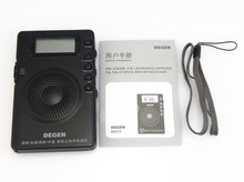 DEGEN DE215 FM FML MW Radio Receiver Mini Handle Portable Three Bands A0906A Fshow