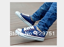 Spring and black BLUE color block decoration high women canvas shoes women s sneakers casual shoes