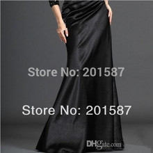 Wholesale 2014 Off Shoulder 3 4 Sleeve Black Lace Satin A line mother of bride dress
