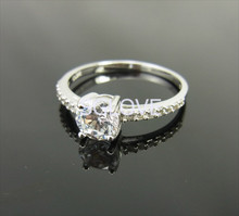 SGLOVE-925 Sterling Silver Series!High Quality Cubic Zirconia , Pure LOVE Classic Wedding Ring freeshipping