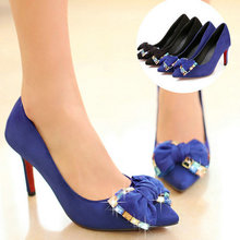 2014 New  ladies single shoes woman pumps sexy Fashion red bottom high heels party women pumps Wedding Shoes size 34-43