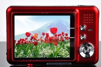 Free Shipping NEW 12 0 MP 2 7TFT LCD DIGITAL CAMERA 8X Digital ZoomAnti shakeRechargeable Lithium