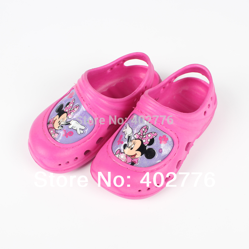 Retail children shoes plastic pink kis slippers fashion girls softy ...